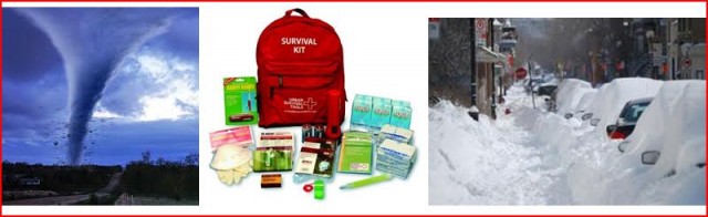 Tornado, Emergency Kit, Blizzard