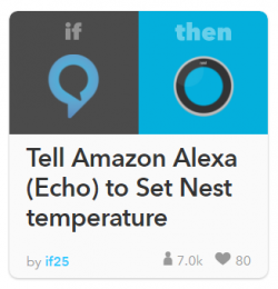 Tell Amazon Alexa to Set Nest Temperature